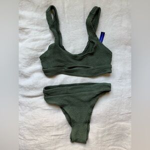Bond-eye swim bikini Sasha crop and Savannah brief - one size never worn
